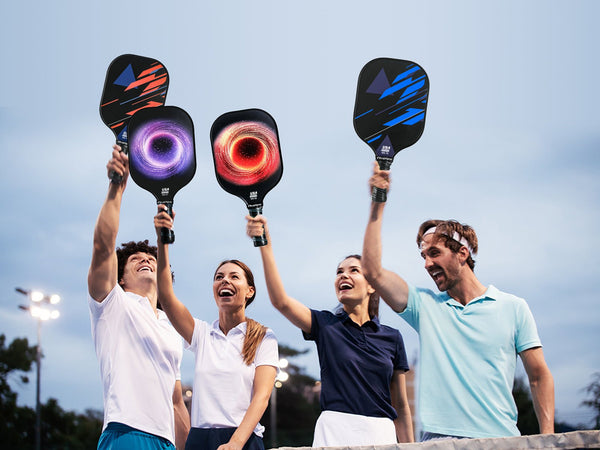 Spend quality time with your friends and with your new Pickleball Paddle Set of 4 !