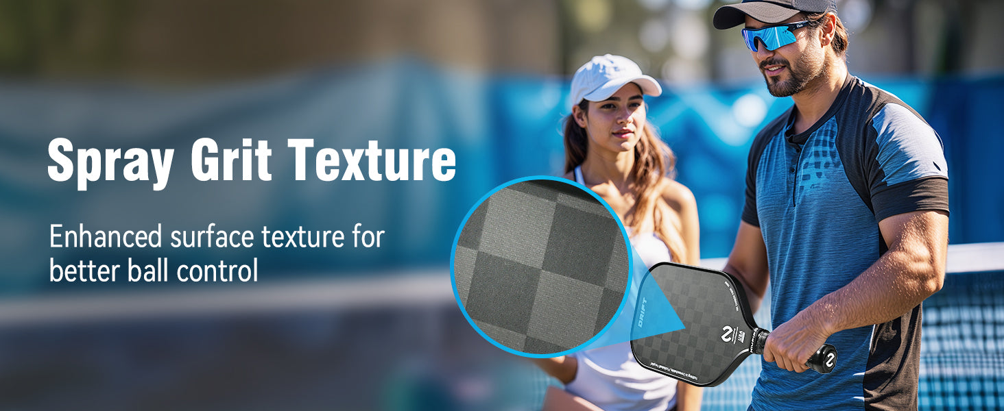 niupipo 18K Carbon Fiber Pickleball Paddle USAPA Approved Drift
