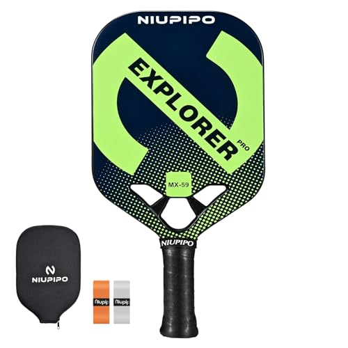 niupipo 2024 Pro Pickleball Paddle - Carbon Fiber Textured Surface Pickleball Paddles