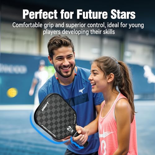 niupipo 18K Carbon Fiber Pickleball Paddle USAPA Approved Drift