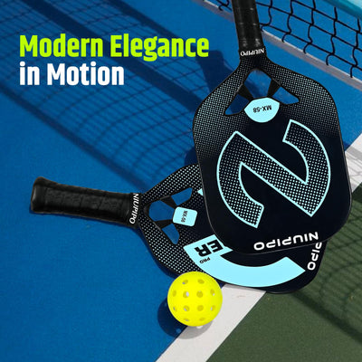 niupipo 2024 Pro Pickleball Paddle - Carbon Fiber Textured Surface Pickleball Paddles