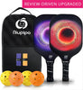 niupipo Starry Circle Pickleball Paddles Set of 2