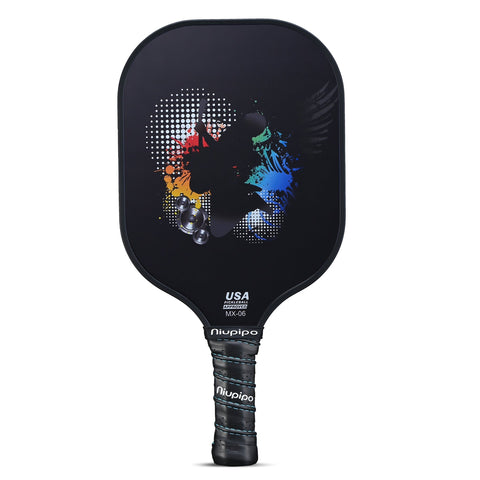 MX-06 Pickleball Paddles Set Combo including 4 MX-06 Paddles, Portable Pickleball Net, 7 Pickleball Balls