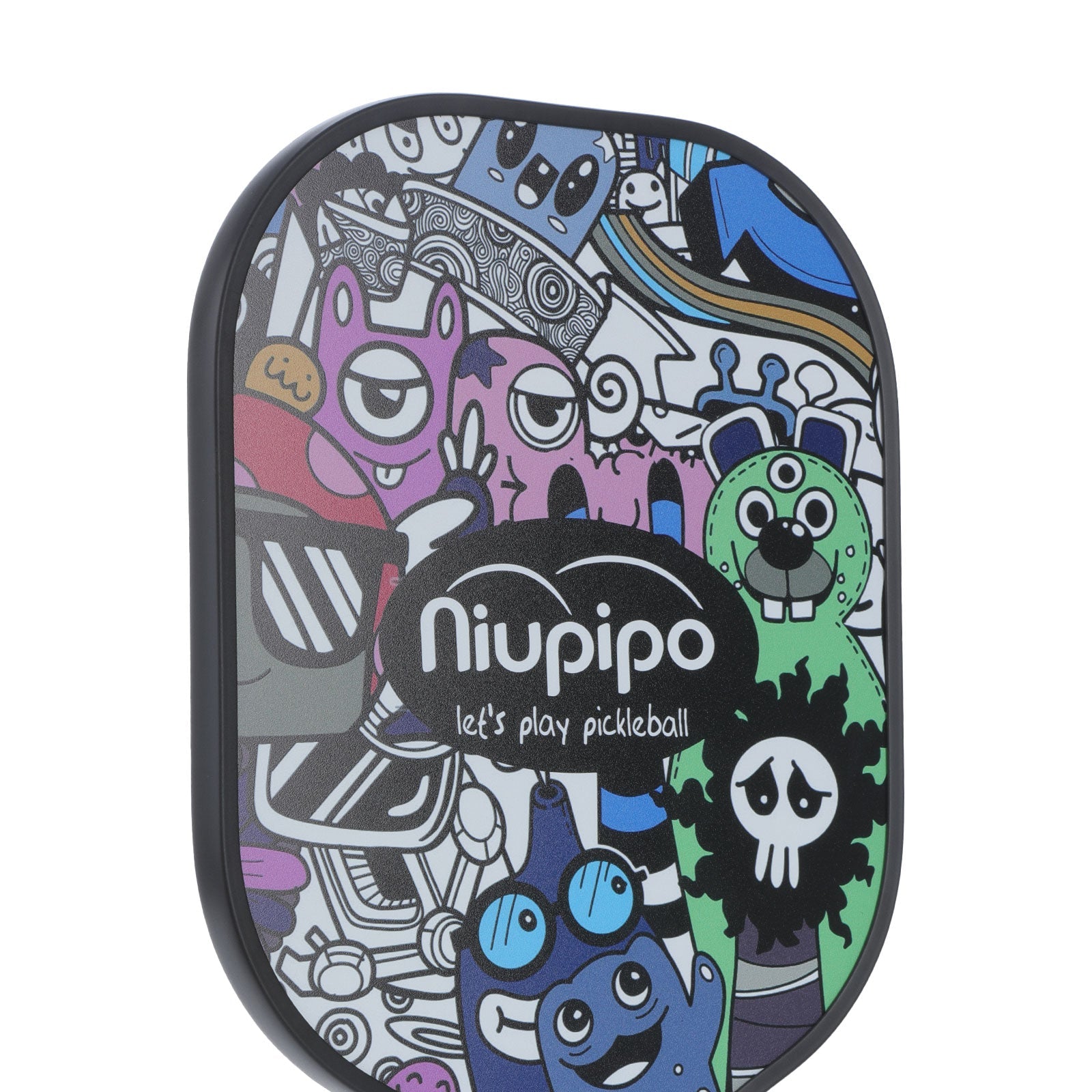 Fiberglass Cartoon Doodle Pickleball Paddles Set of 2 - niupipo
