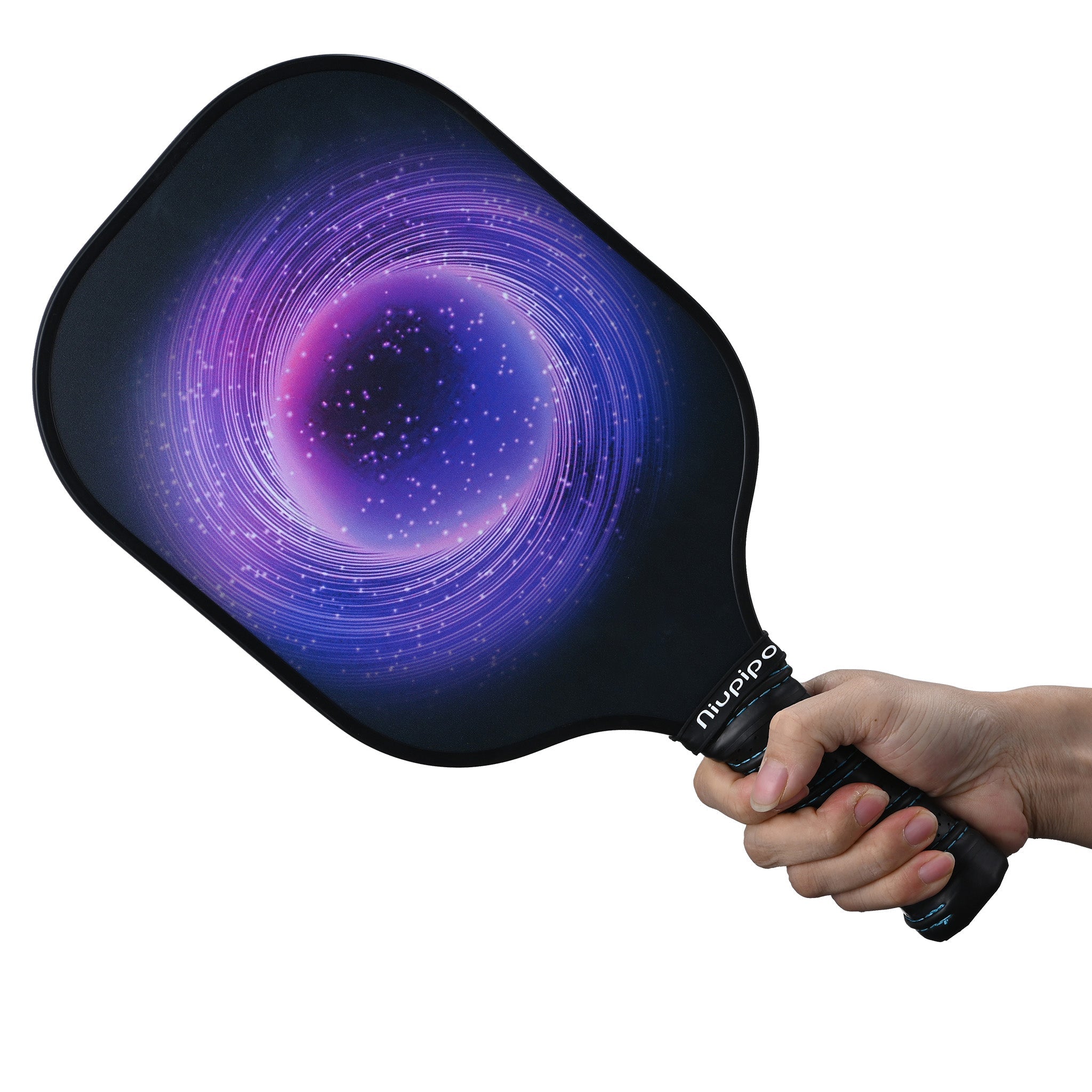 Fiberglass Purple Single Pickleball Paddle with Cover - niupipo