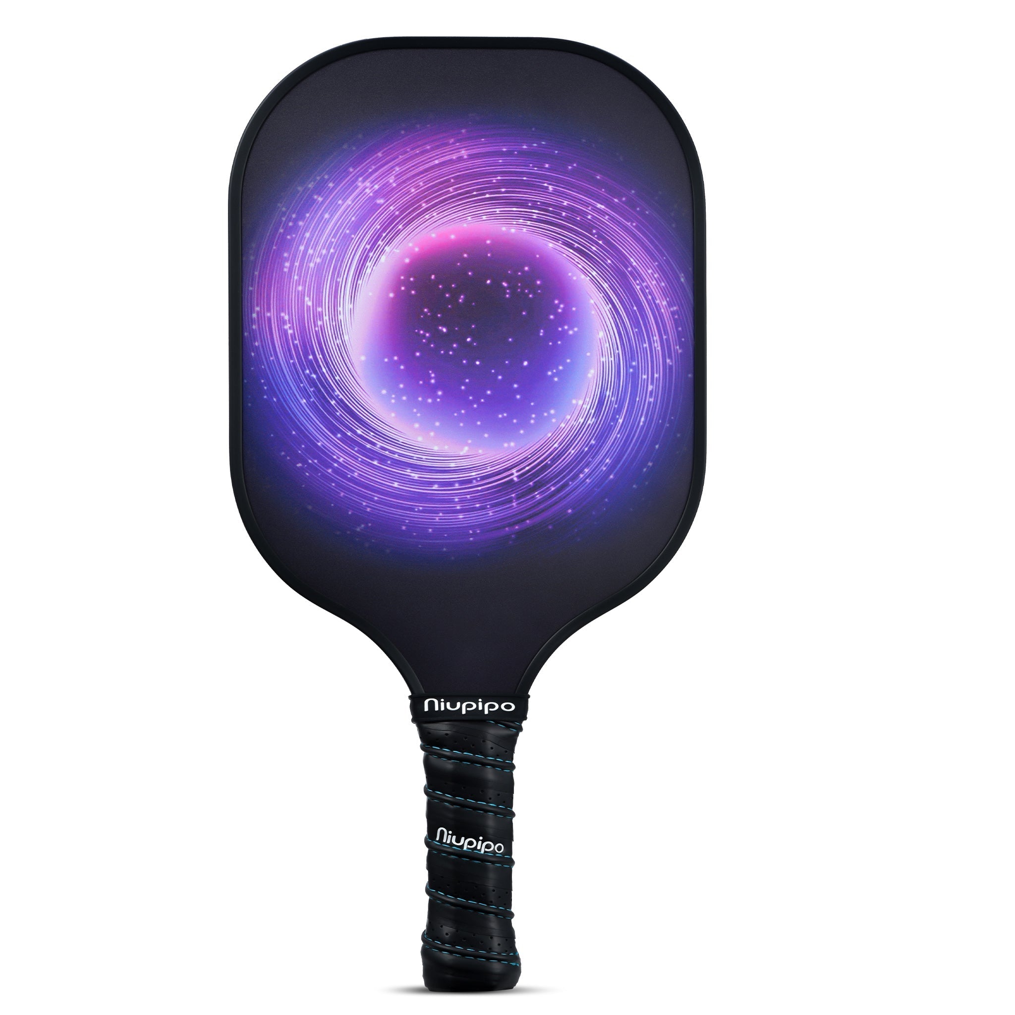 Fiberglass Purple Single Pickleball Paddle with Cover - niupipo