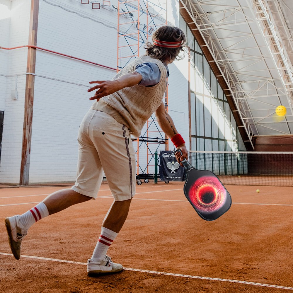 Fiberglass Surface Orange Single Paddle with cover - niupipo