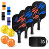 niupipo Pickleball Paddles Set of 4 for Indoor & Outdoor - niupipo