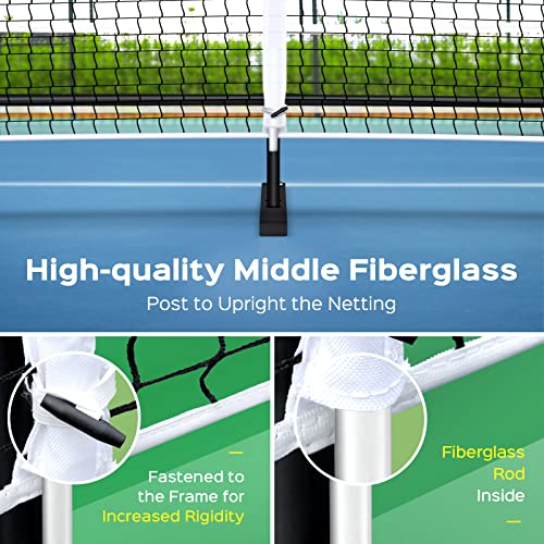 Portable Pickleball Net for Indoor & Outdoor Game 34''×22'' - niupipo