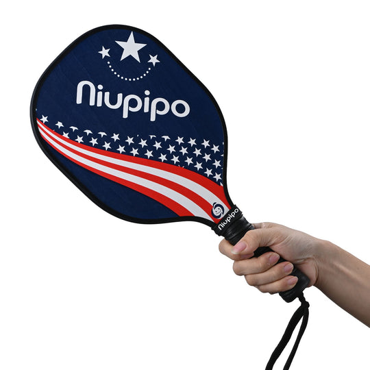 Pickleball Paddle Set 4 of American Flag for Beginners
